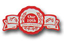 10Yr Anniversary Label 1 3/8 X2 5/8
